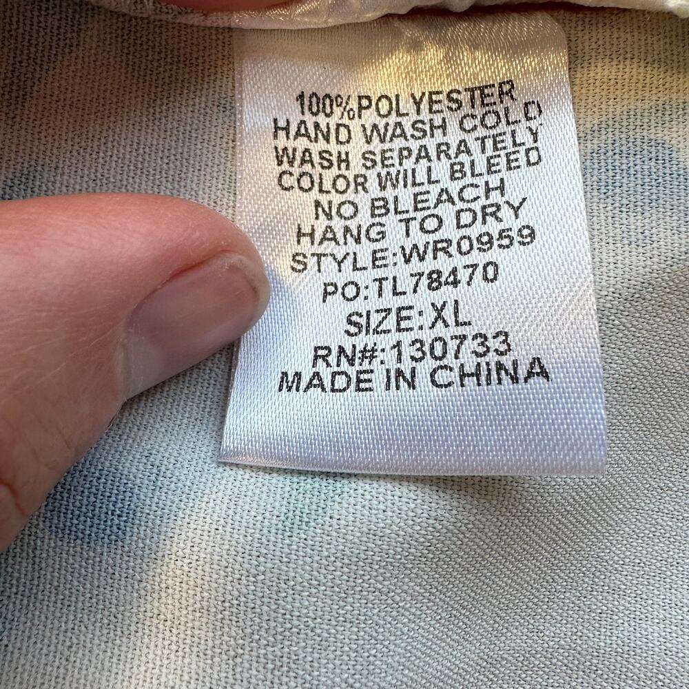 Umgee Patchwork Floral Ruffle Sleeve Button Front… - image 9